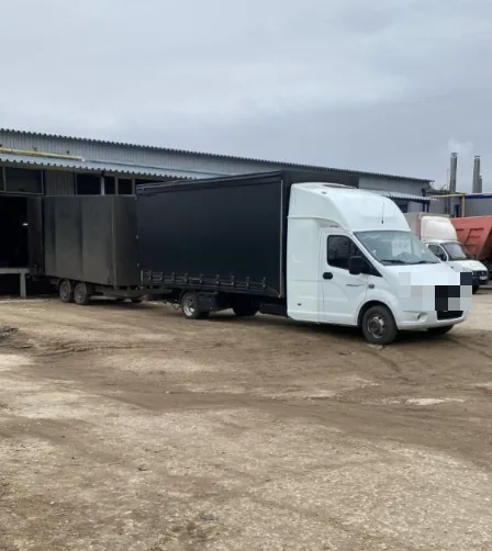Газель с прицепом на базе перевозчика